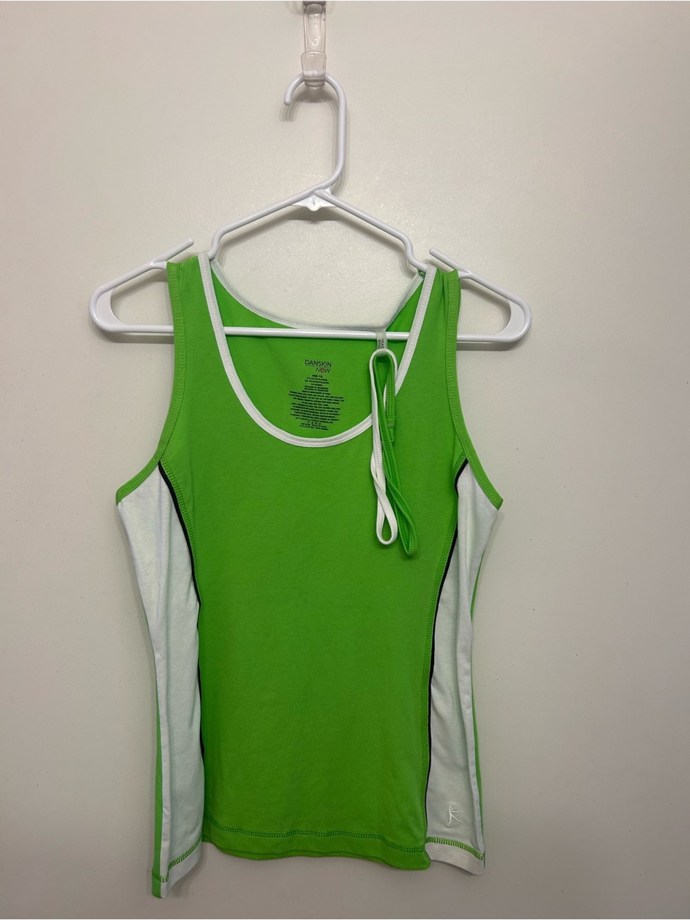 NWOT Danskin NOW Green Tank with matching headband.